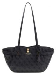 Guess Torebka w kolorze czarnym - 38 x 18 x 4 cm rozmiar: onesize. Czarne torby na ramię Guess, z aplikacjami, z materiału, na ramię, bez dodatków. Za 404.99 zł.