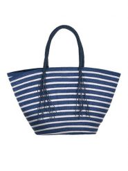 BLE Torebka w kolorze granatowo-białym - 30 x 27 x 17 cm rozmiar: onesize. Białe torby na ramię BLE, bez wzorów, z materiału, przez ramię, bez dodatków. Za 53.66 zł.