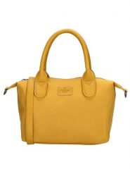 Charm Torebka "Buckingham Mono" w kolorze musztardowym - 30 x 20 x 11 cm rozmiar: onesize. Żółte torby na ramię Charm, bez wzorów, z materiału, przez ramię, bez dodatków. Za 86.99 zł.