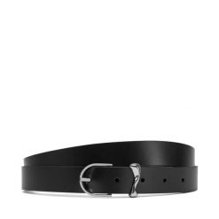 Pasek Damski Calvin Klein. Czarne paski Calvin Klein, bez wzorów. Za 111.99 zł.