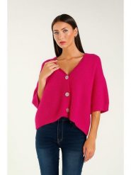 Tamba Kardigan w kolorze różowym rozmiar: 40/42. Różowe kardigany Tamba, bez wzorów, z wełny. Za 184.89 zł.