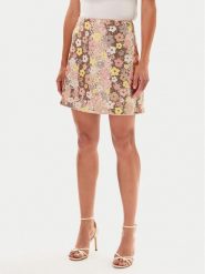 YAS Spódnica mini Lalea 26037763 Złoty Slim Fit. Żółte spódnice YAS, bez wzorów, z syntetyku, mini. Za 379.99 zł.