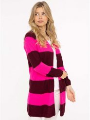 Zwillingsherz Kardigan w kolorze różowo-bordowym rozmiar: L. Czerwone kardigany Zwillingsherz, l, bez wzorów, z kaszmiru. Za 384.71 zł.