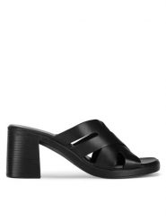Lasocki Klapki RST-3250-02 Czarny. Czarne klapki Lasocki, bez wzorów, ze skóry, bez obcasa. Za 179.99 zł.