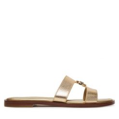 Klapki MICHAEL Michael Kors. Żółte klapki MICHAEL Michael Kors, bez wzorów, bez obcasa. Za 529.99 zł.