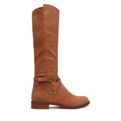 Kozaki MICHAEL Michael Kors. Brązowe kozaki MICHAEL Michael Kors, bez obcasa, na płaskiej podeszwie, bez zapięcia. Za 1,239.00 zł.
