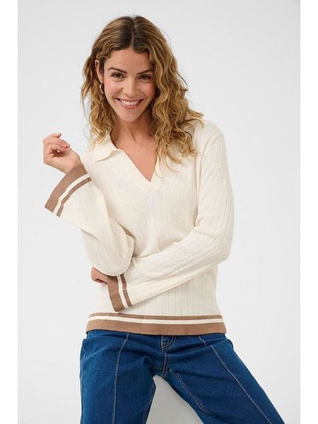Cream Sweter w kolorze kremowym rozmiar: XS. Brązowe swetry Cream, xs, bez wzorów, bez ramiączek. Za 119.95 zł.