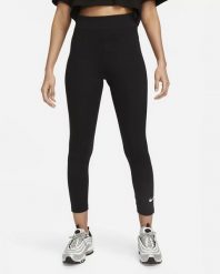 Legginsy Nike Sportswear Classics High-Waisted 78, Czarny, Kobiety. Czarne legginsy Nike, xs, bez wzorów, z bawełny. Za 206.70 zł.