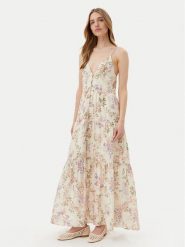 TWINSET Sukienka letnia 251TT2150 Kolorowy Loose Fit. Sukienki Twinset, na lato, bez wzorów, z bawełny, bez kołnierzyka, bez ramiączek. Za 609.99 zł.