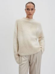 Someday Sweter w kolorze beżowym rozmiar: M. Brązowe swetry someday., m, bez wzorów, z wełny, bez ramiączek. Za 208.99 zł.