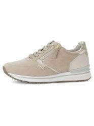 Gabor Skórzane sneakersy w kolorze złoto-beżowym rozmiar: 40. Brązowe trampki Gabor, bez wzorów, bez zapięcia. Za 286.16 zł.