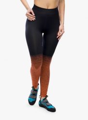 Legginsy wspinaczkowe damskie La Sportiva Patcha Leggins. Czarne legginsy La Sportiva, l, bez wzorów, z materiału, z podwyższonym stanem. Za 247.49 zł.