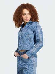 Adidas Kurtka jeansowa Liberty London Firebird Denim Tracktop KR6674 Niebieski Regular Fit. Niebieskie kurtki Adidas, s, bez wzorów, z bawełny, bez kaptura. Za 479.99 zł.