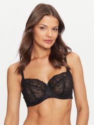 Emporio Armani Underwear Biustonosz z fiszbiną 164069 4R206 00020 Czarny. Czarne biustonosze Emporio Armani Underwear, bez wzorów, z syntetyku. Za 159.99 zł.