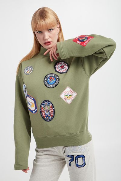 Bluza damska KENZO. Bluzy Kenzo, l, bez wzorów, bez kaptura. W wyprzedaży za 1,351.35 zł.