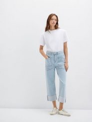 MAVI Dżinsy "Anya" - Comfort fit - w kolorze błękitnym rozmiar: W27. Niebieskie jeansy Mavi, bez wzorów, z podwyższonym stanem. Za 129.95 zł.