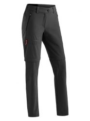 Maier Sports Spodnie funkcyjne Zipp-Off "Nata" w kolorze antracytowym rozmiar: 42. Czarne spodnie dresowe Maier Sports, bez wzorów, z materiału, outdoorowe. Za 268.55 zł.