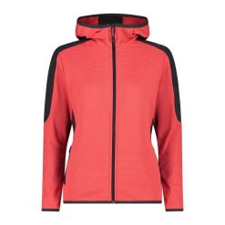 Bluza damska turystyczna CMP 34G1516. Czerwone bluzy CMP, l, bez wzorów, bez kaptura. W wyprzedaży za 314.99 zł.