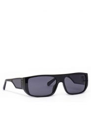 Guess Okulary przeciwsłoneczne GU00136 Czarny. Czarne okulary przeciwsłoneczne Guess, z aplikacjami, z tworzywa sztucznego. Za 359.99 zł.