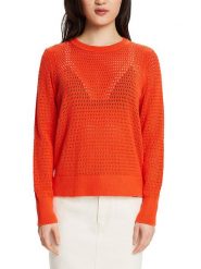 ESPRIT Sweter w kolorze pomarańczowym rozmiar: S. Pomarańczowe swetry Esprit, s, bez wzorów, z bawełny, bez ramiączek. Za 48.39 zł.