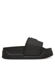 KARL LAGERFELD Klapki Kondominium KL88819 Czarny. Czarne klapki KARL LAGERFELD, bez wzorów, z tworzywa sztucznego, bez obcasa. Za 359.99 zł.