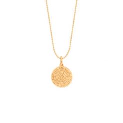 Naszyjnik z pozłacaną zawieszką Boho I. Żółte naszyjniki Lilou, pozłacane. Za 218.00 zł.