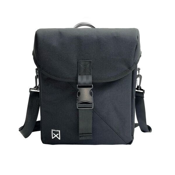 Regulowana torba rowerowa Willex 800 Pro. Czarne torby na ramię WILLEX, bez wzorów, na ramię, duże, bez dodatków. Za 338.00 zł.