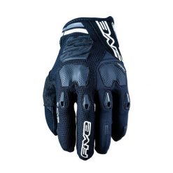 Rękawiczki E2 - CZARNE - S/8. Czarne rękawiczki FIVE GLOVES, bez wzorów, sportowe. Za 221.00 zł.