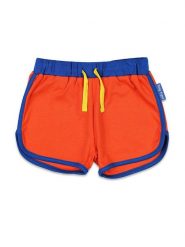 Toby Tiger Szorty "Orange Runni" w kolorze pomarańczowo-niebieskim rozmiar: 104. Niebieskie szorty Toby Tiger, bez wzorów, z bawełny. Za 65.69 zł.