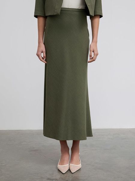 BGN Spódnica w kolorze ciemnozielonym rozmiar: 36. Zielone spódnice BGN, na co dzień, bez wzorów, maxi, proste. Za 56.79 zł.