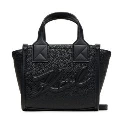 Torebka KARL LAGERFELD. Czarne torebki klasyczne KARL LAGERFELD, bez wzorów, bez dodatków. Za 779.99 zł.