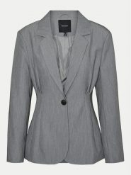 Vero Moda Marynarka Vika 10323449 Szary Slim Fit. Szare marynarki i żakiety Vero Moda, bez wzorów, z syntetyku. Za 129.99 zł.