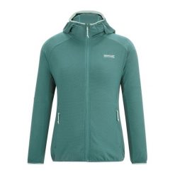 Damska Bluza Polarowa Huntdale Fleece Jacket. Zielone bluzy Regatta, na zimę, bez wzorów, z polaru, bez kaptura. Za 160.99 zł.
