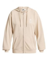 Bluza na zamek dla Kobiety SURF STOKED ZIP TERRY Beżowy. Brązowe bluzy Roxy, m, bez wzorów, z bawełny, z kapturem. Za 174.99 zł.