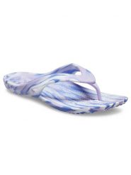 Crocs Japonki "Kadee II" w kolorze niebiesko-lawendowym rozmiar: 37/38. Niebieskie klapki Crocs, bez wzorów, z otwartym noskiem, bez obcasa. Za 131.74 zł.