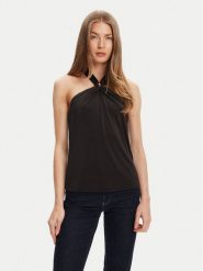 Marciano Guess Top 5YGP04 6259A Czarny Slim Fit. Czarne topy Marciano Guess, xs, z aplikacjami, z syntetyku, bez kołnierzyka, bez ramiączek. Za 429.99 zł.