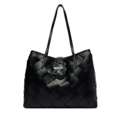 Torebka Just Cavalli. Czarne torebki klasyczne Just Cavalli, bez wzorów, bez dodatków. Za 939.99 zł.