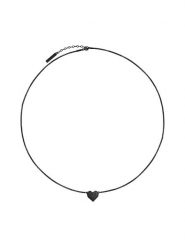 Liebeskind Naszyjnik z elementem ozdobnym - dł. 40 cm rozmiar: onesize. Czarne naszyjniki Liebeskind, ze stali. Za 143.45 zł.