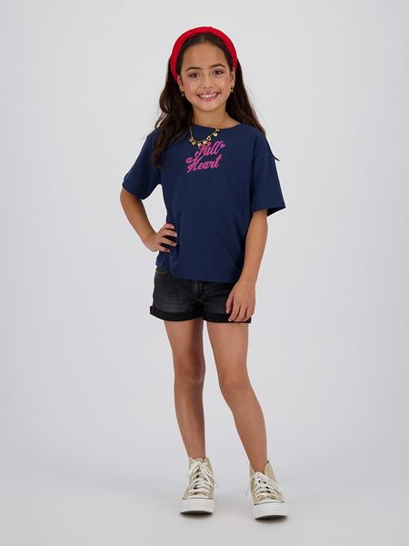 Vingino Szorty dżinsowe w kolorze czarnym rozmiar: 170. Czarne szorty Vingino, z aplikacjami, ze skóry, klasyczne. Za 83.03 zł.