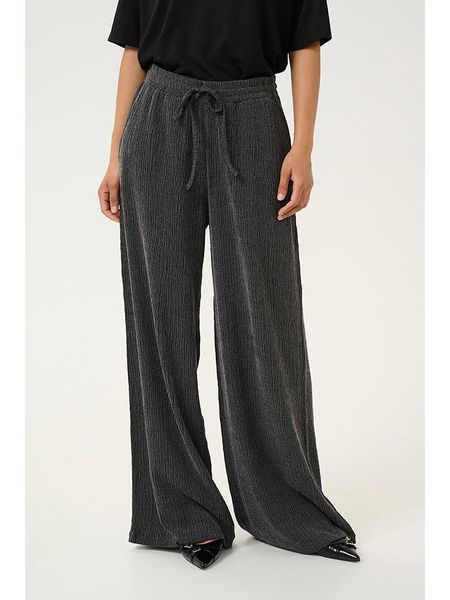 Kaffe Spodnie "Olga" w kolorze szarym rozmiar: 38. Szare spodnie materiałowe Kaffe, bez wzorów, z materiału. Za 126.75 zł.