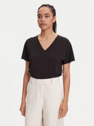 Marc O'Polo T-Shirt 506 2067 51445 Czarny Regular Fit. Czarne t-shirty Marc O'Polo, xs, bez wzorów, z bawełny, bez kołnierzyka, bez ramiączek. Za 179.99 zł.
