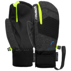 Reusch Simon R-TEX® XT Junior Lobster. Czarne rękawiczki REUSCH, bez wzorów, sportowe. Za 259.90 zł.