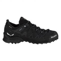 Buty trekkingowe damskie Salewa Wildfire 2 Gtx. Czarne trekkingi Salewa, z materiału, trekkingowe. Za 1,005.00 zł.