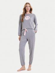 Kate Spade Piżama KSI92759 Szary Regular Fit. Szare piżamy Kate Spade, bez wzorów, bez ramiączek. Za 479.99 zł.
