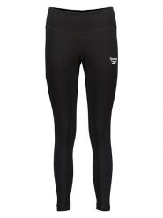Reebok Legginsy w kolorze czarnym rozmiar: M. Czarne legginsy Reebok, m, bez wzorów, z podwyższonym stanem. Za 92.42 zł.