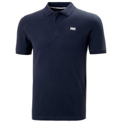 Polo Helly Hansen Transat. Niebieskie koszulki polo Helly Hansen, na lato, bez wzorów, bez kołnierzyka, bez ramiączek. W wyprzedaży za 216.50 zł.