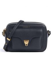 COCCINELLE Skórzana torebka w kolorze granatowym - 15 x 21 x 7 cm rozmiar: onesize. Niebieskie torby na ramię Coccinelle, bez wzorów, z materiału, na ramię, bez dodatków. Za 655.78 zł.