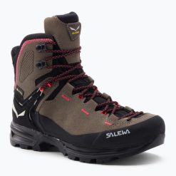 Buty trekkingowe damskie Salewa MTN Trainer 2 Mid GTX bungee. Brązowe trekkingi Salewa, z gore-texu, trekkingowe. Za 1,050.50 zł.