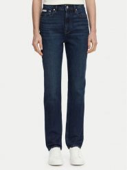 Calvin Klein Jeans Jeansy Thompson LV047D842G Granatowy Mom Fit. Niebieskie jeansy Calvin Klein Jeans, bez wzorów. Za 409.99 zł.
