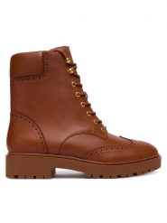 LAUREN RALPH LAUREN Botki Alysn 802977885001 Brązowy. Brązowe botki Lauren Ralph Lauren, bez wzorów, ze skóry, bez obcasa, na płaskiej podeszwie, bez zapięcia. Za 1,199.00 zł.
